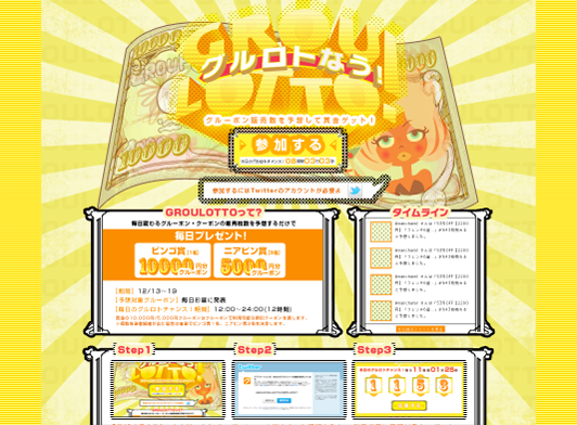 グルーポン 「グルロト」