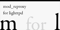 mod_reproxy for lighttpd