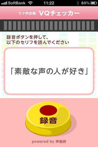 VQチェッカーのキャプチャ
