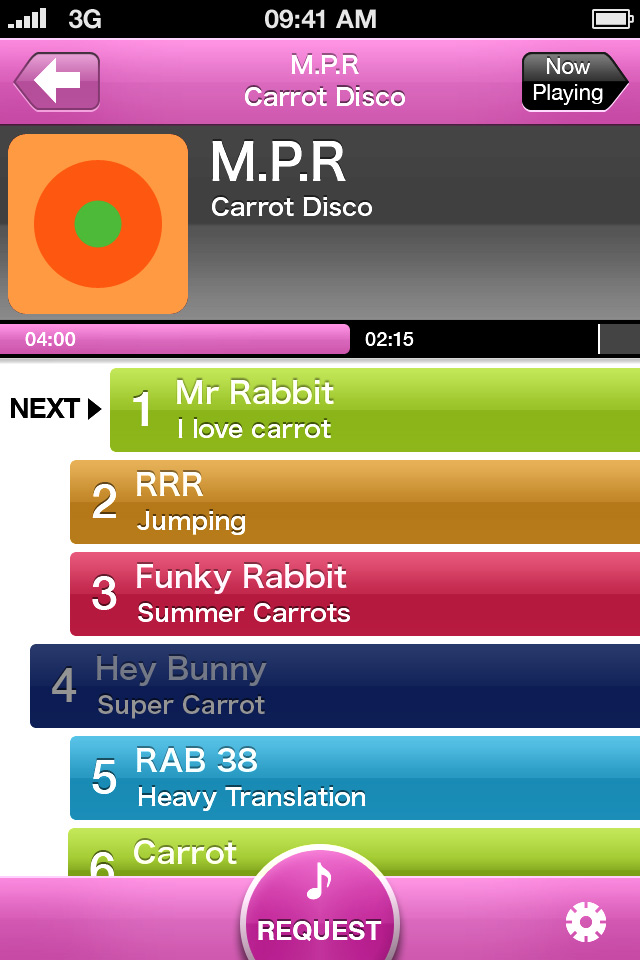 MusicPartyのキャプチャ