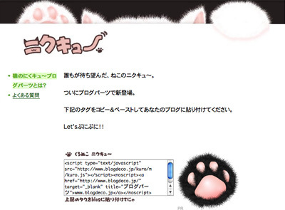 画面：ニクキュ〜